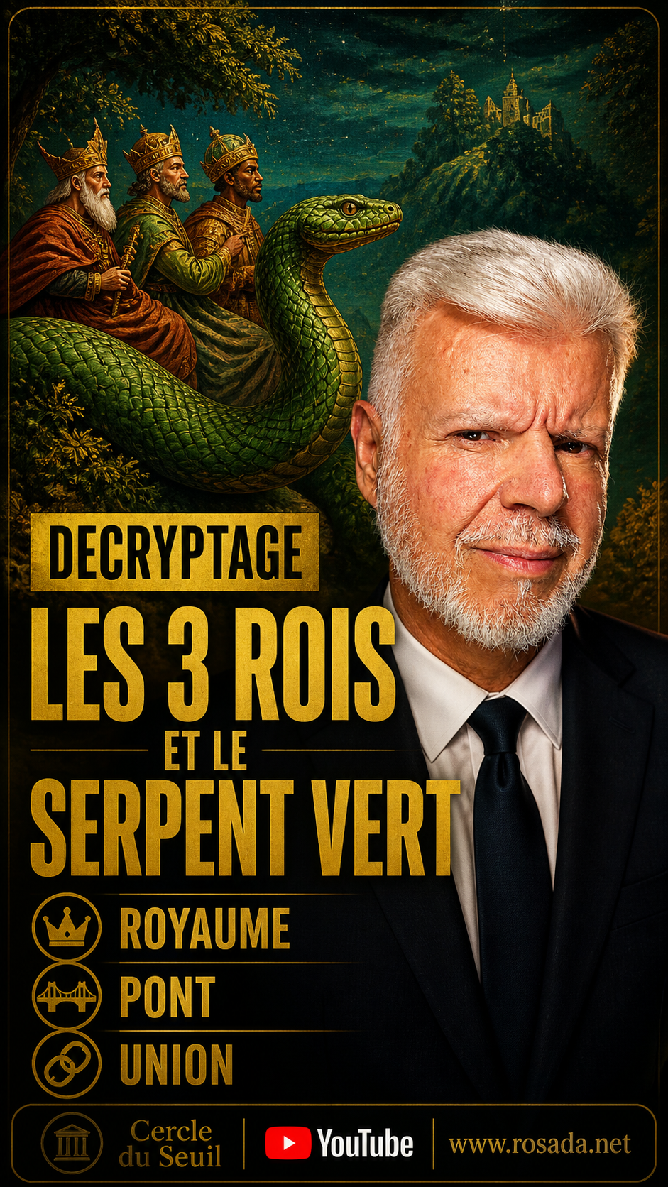Les 3 rois du Serpent Vert : le secret initiatique de Goethe enfin dévoilé