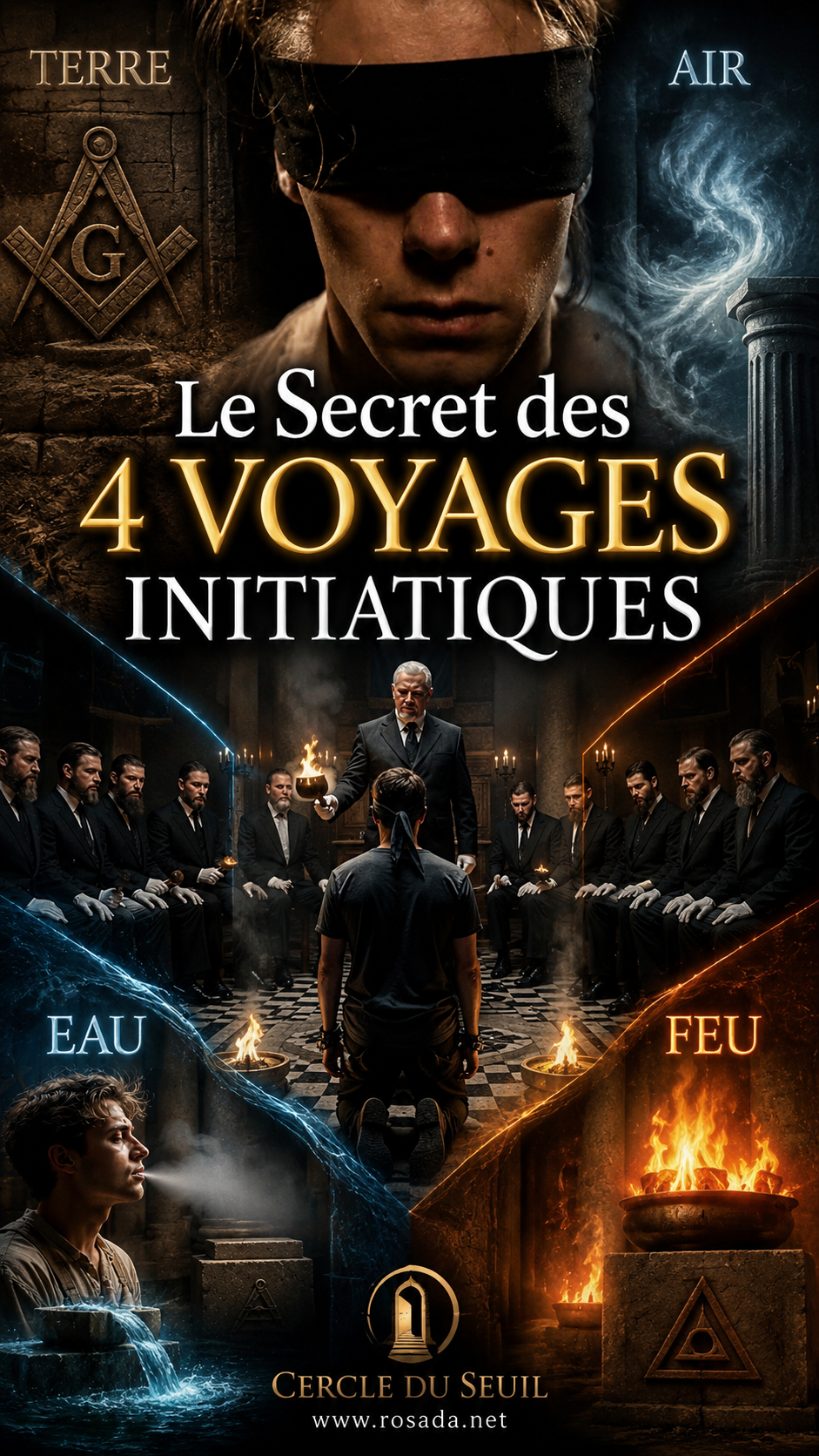 Terre Air Eau Feu  – LE SECRET DES 4 VOYAGES INITIATIQUES