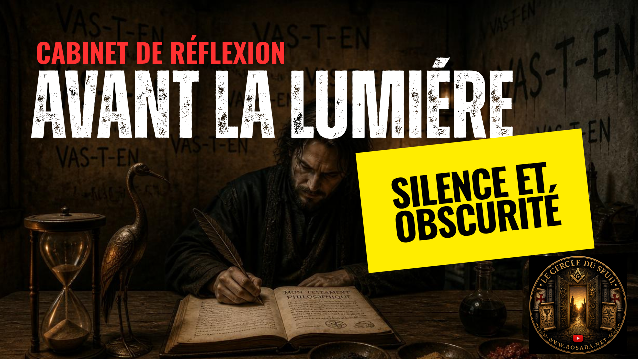 Mystère du cabinet de reflexion. L’ombre avant la Lumière ?
