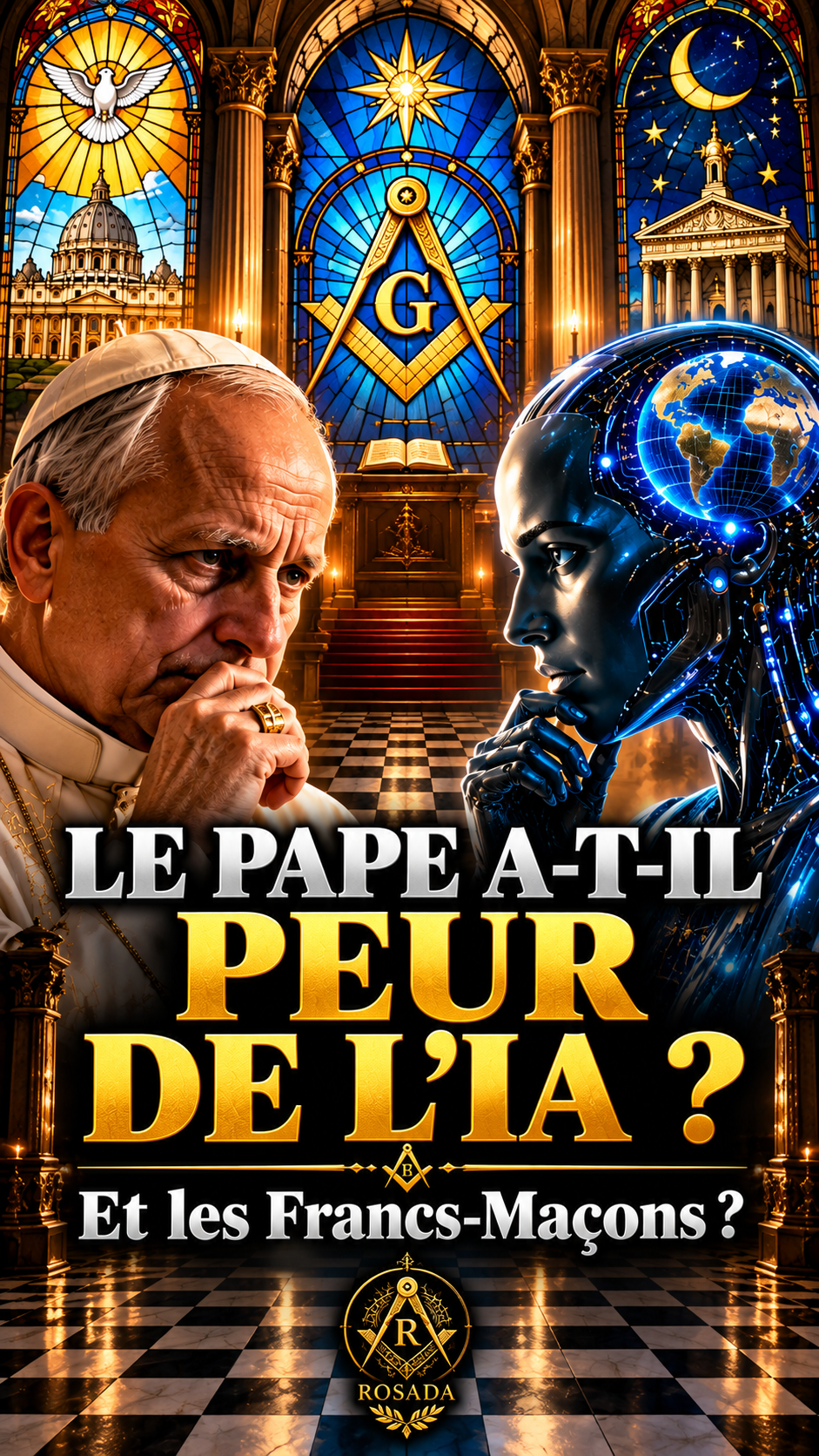 L’ INTELLIGENCE ARTIFICIELLE ET LE TEMPLE : Religion, Algorithme et Franc-Maçon